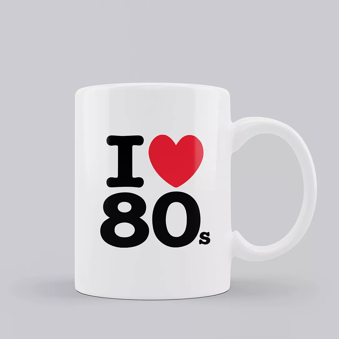 I Love 80s Coffee Mug