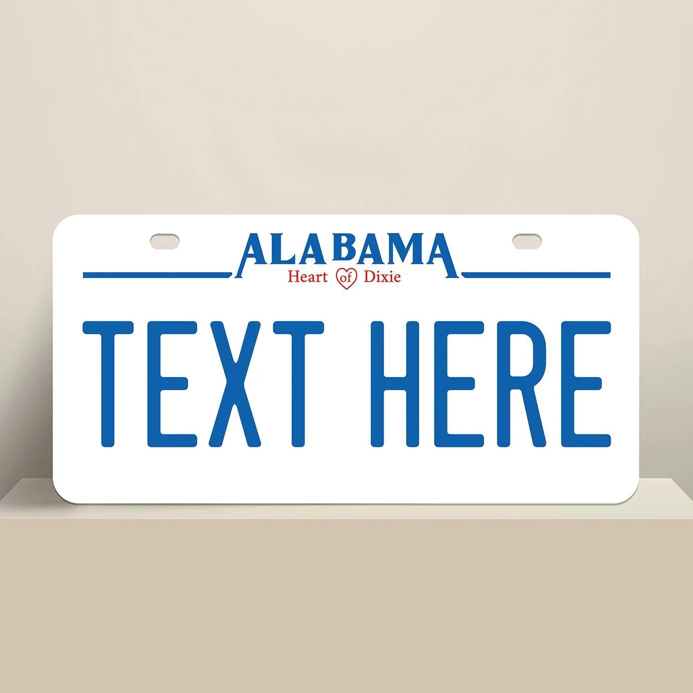 Alabama License Plate 1992 Issue
