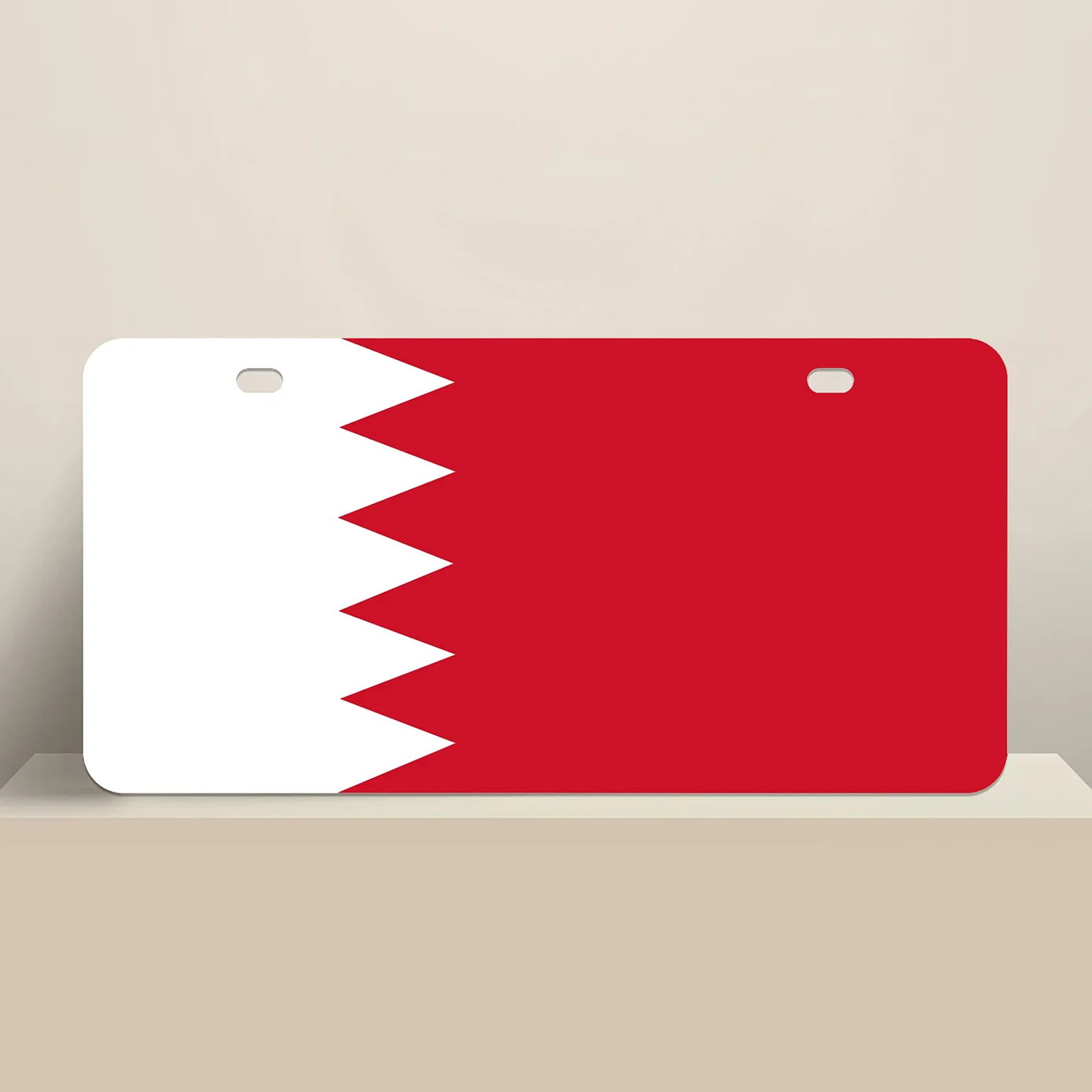 Bahrain Flag License Plate