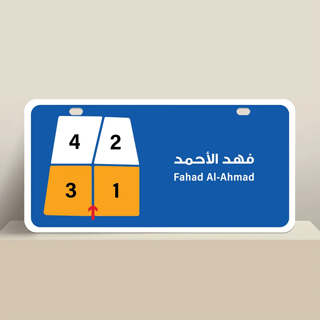 Fahad Al Ahmad Area Blocks Guide Plate