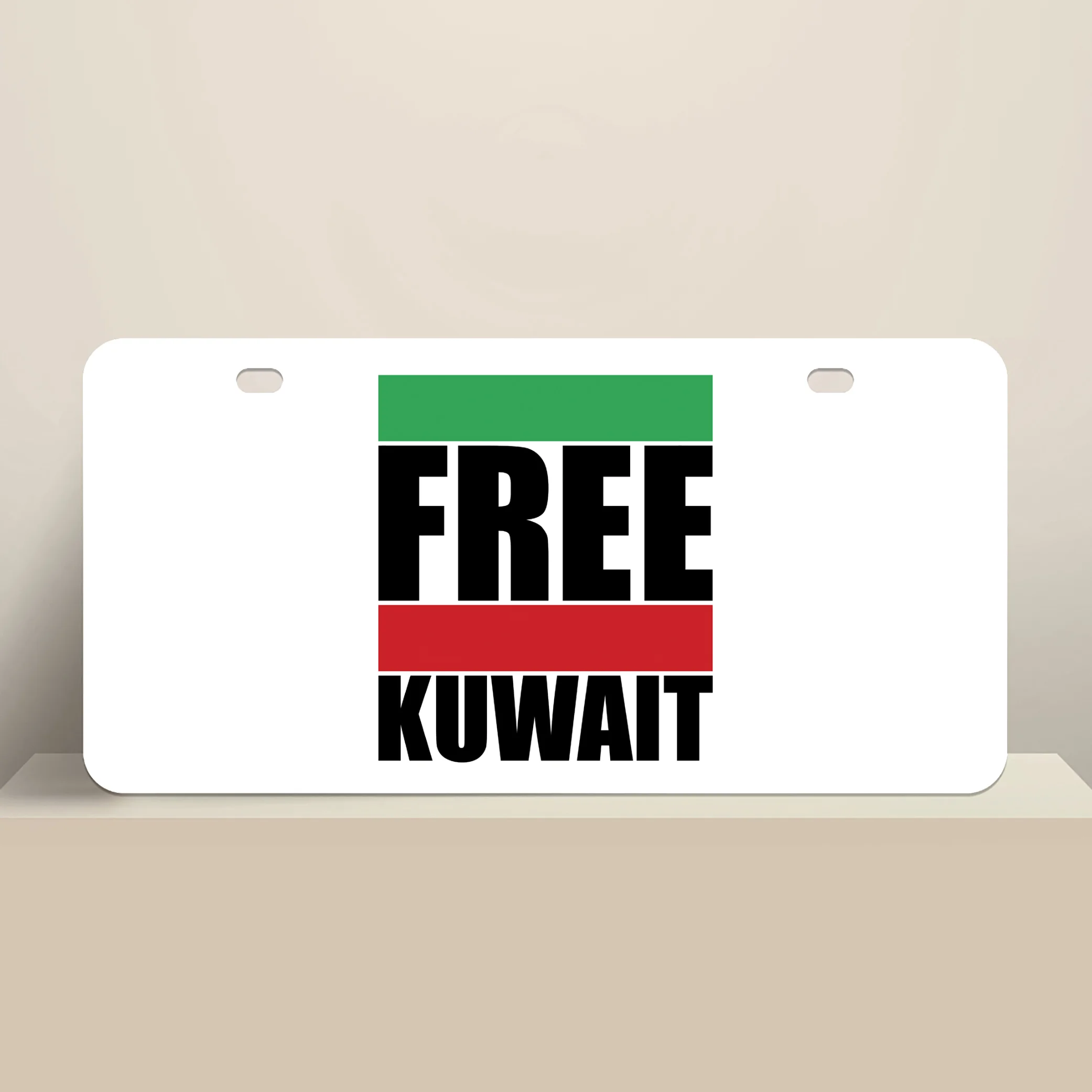 Free Kuwait License Plate