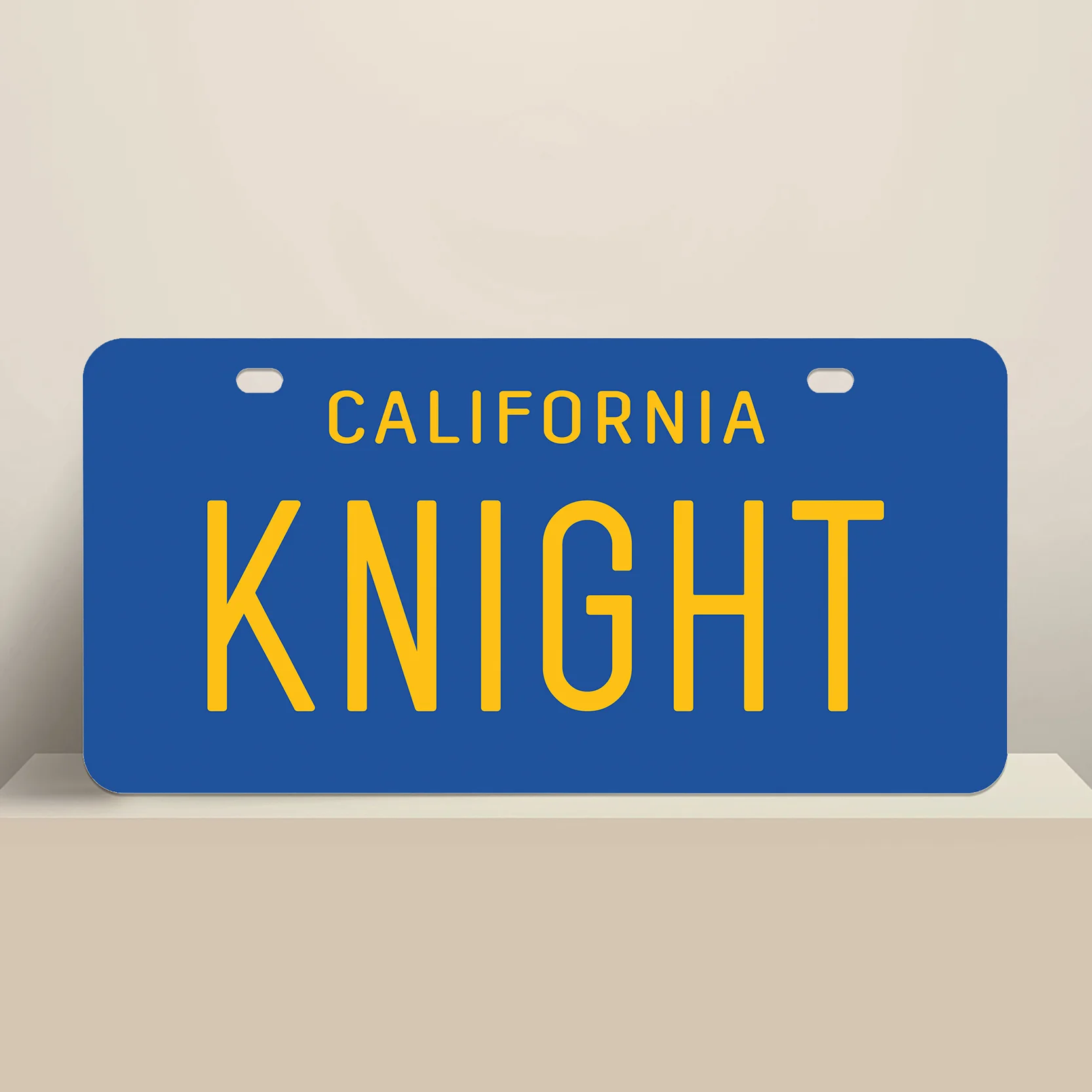 Knight Rider California License Plate