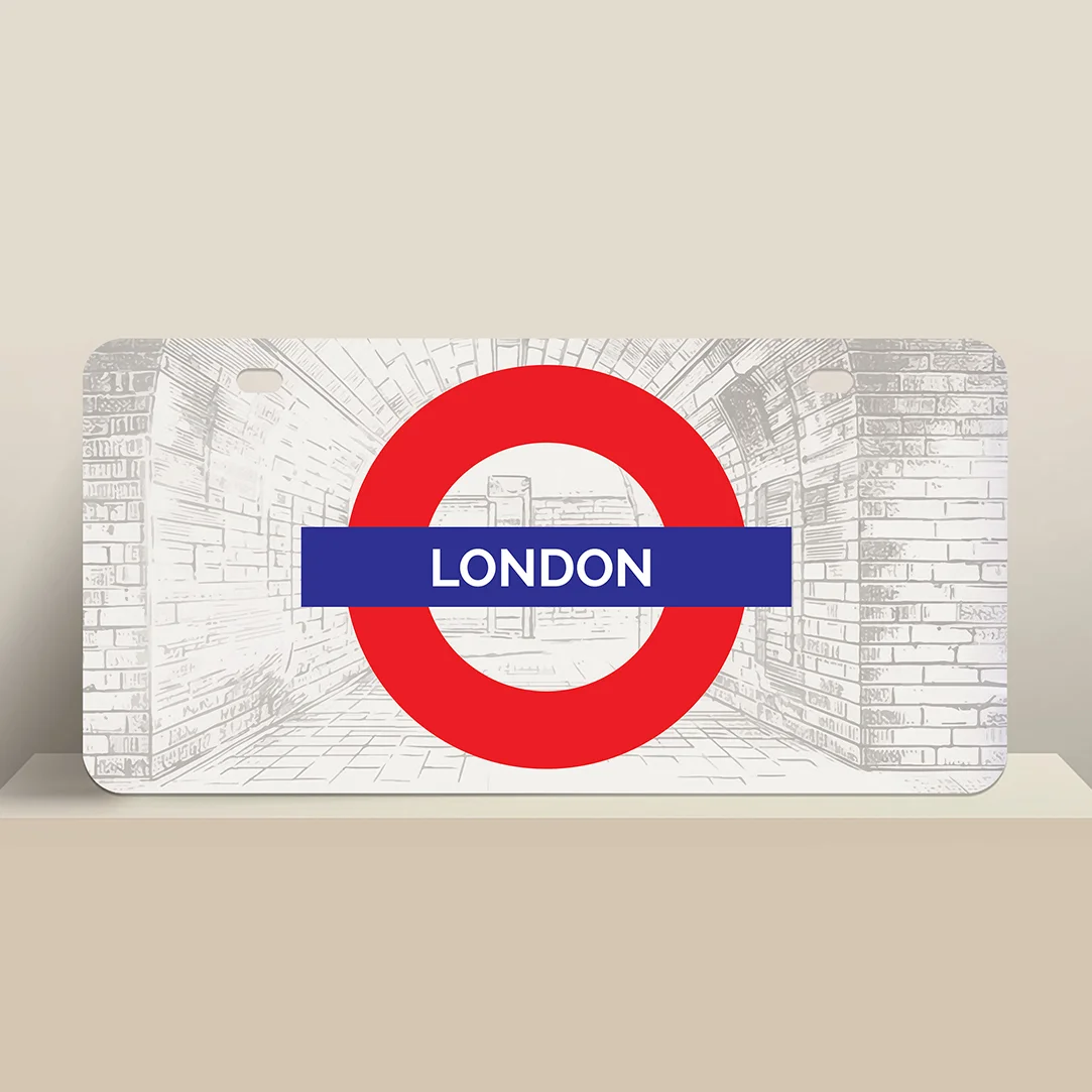 London Underground Station Sign Plate