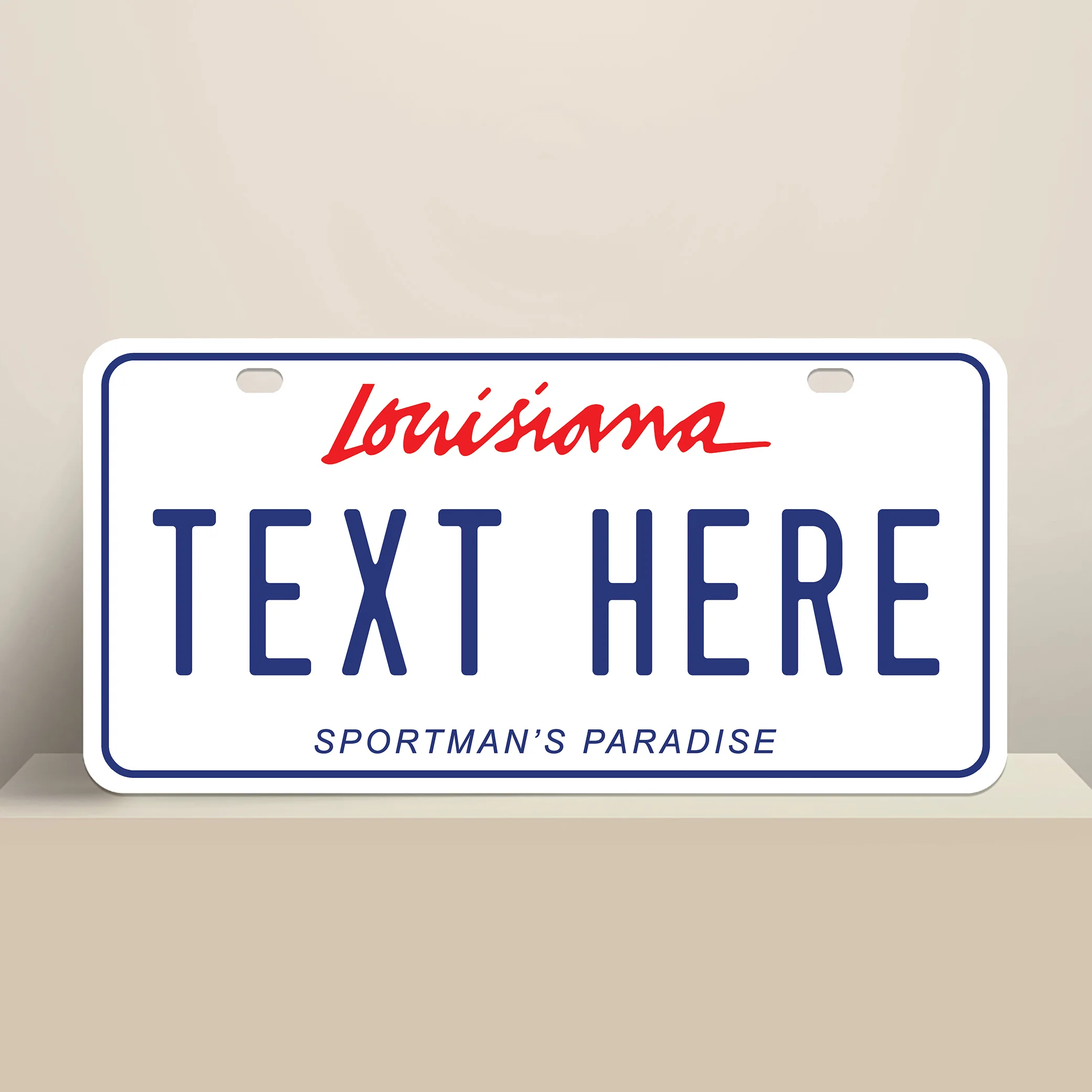 Louisiana License Plate