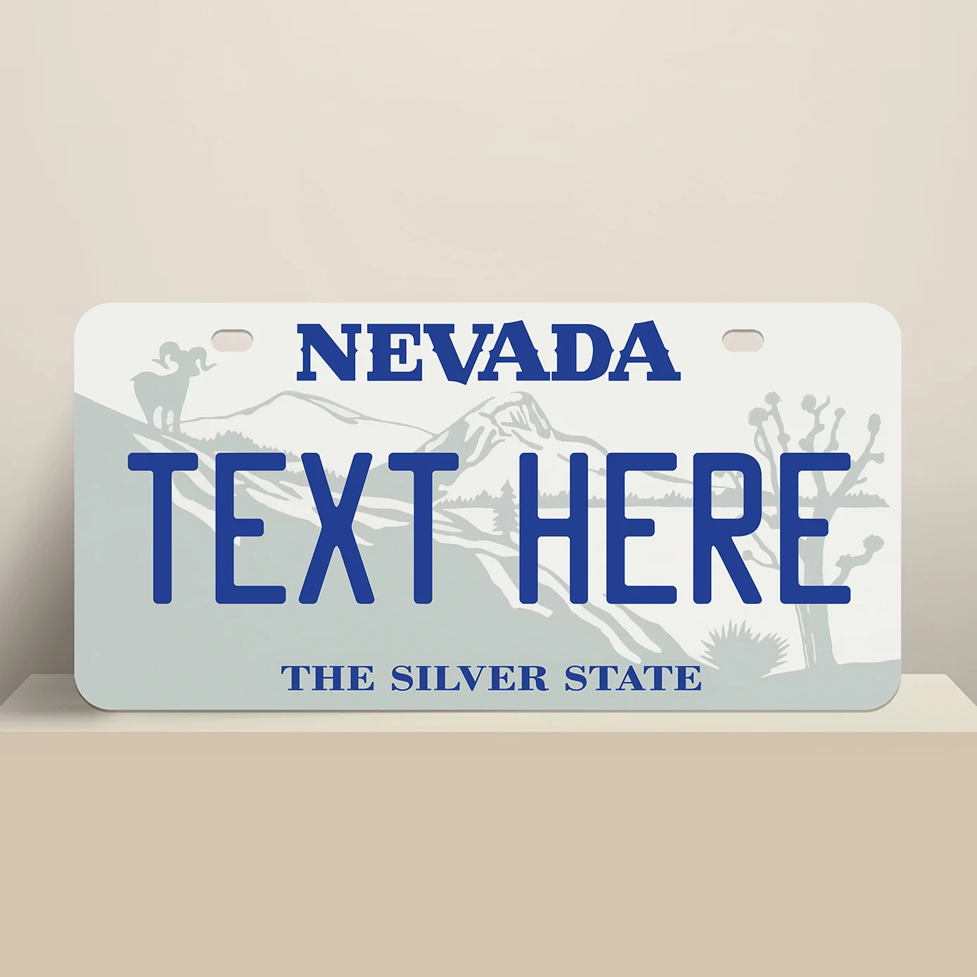 Nevada State License Plate 90s Issue
