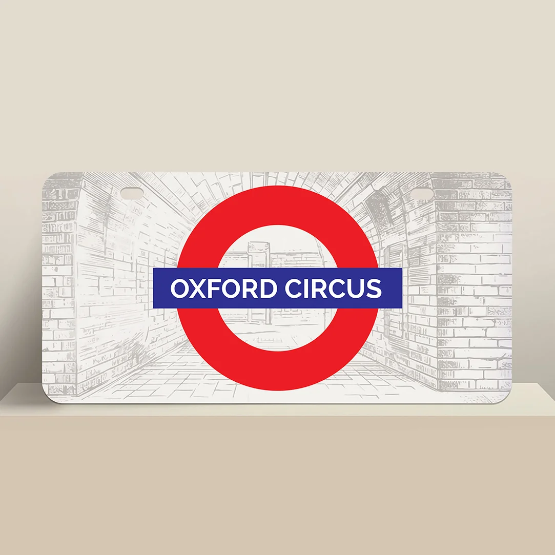 Oxford Circus Underground Station Sign Plate