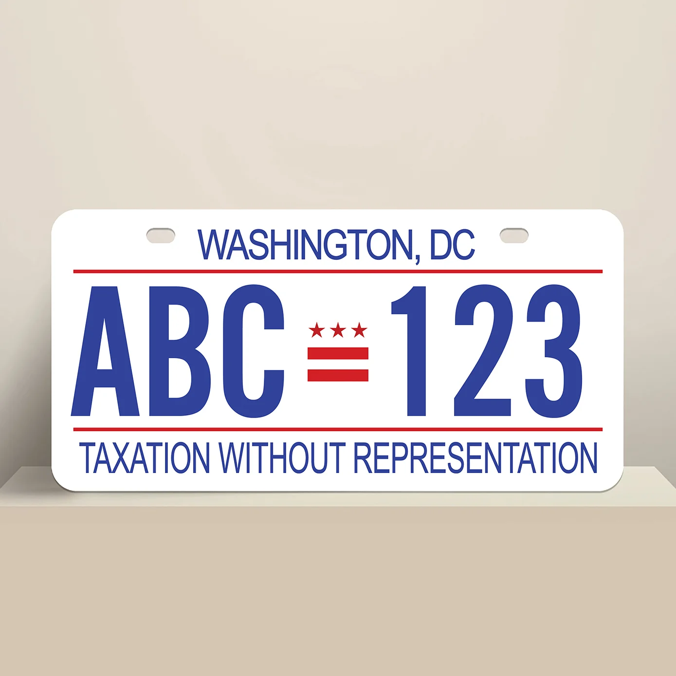 Washington DC License Plate