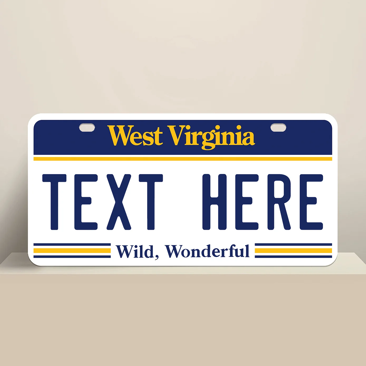 West Virginia License Plate
