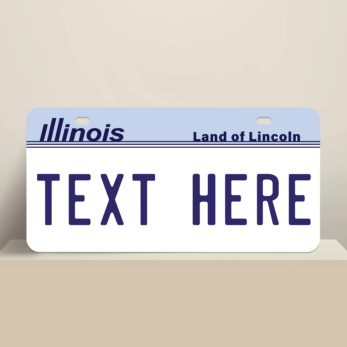 Illinois License Plate 1984  1996 Isue